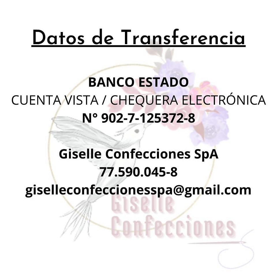 Datos de transferencia